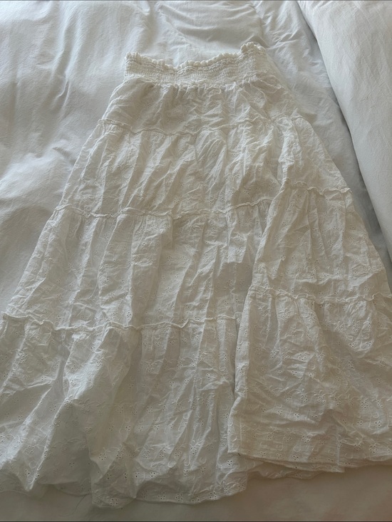 Aeropostale Dresses & Skirts - Aeropostale White Eyelet Maxi Skirt